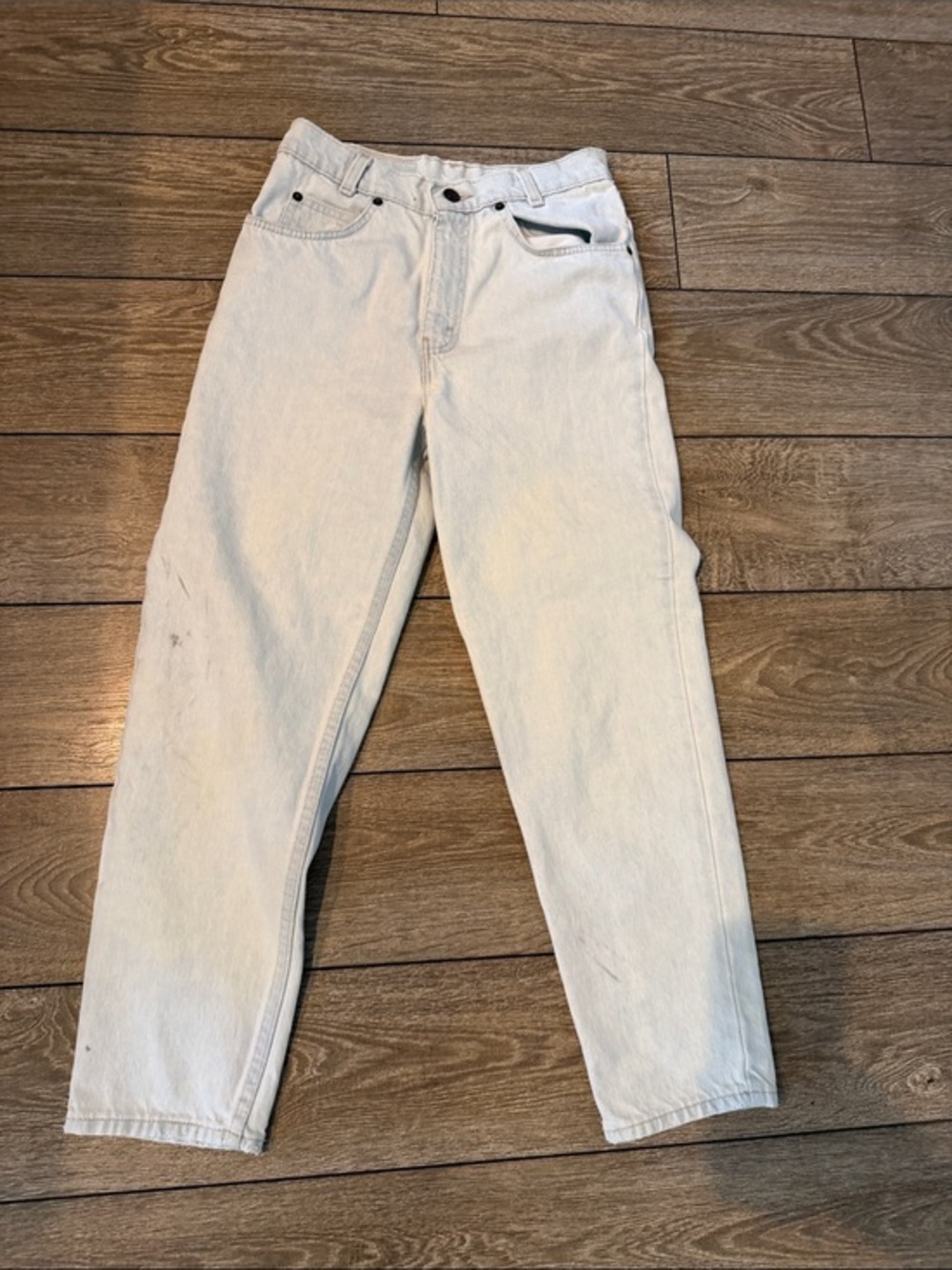 Levi's Light Wash White-Blue Denim Jeans 12.5